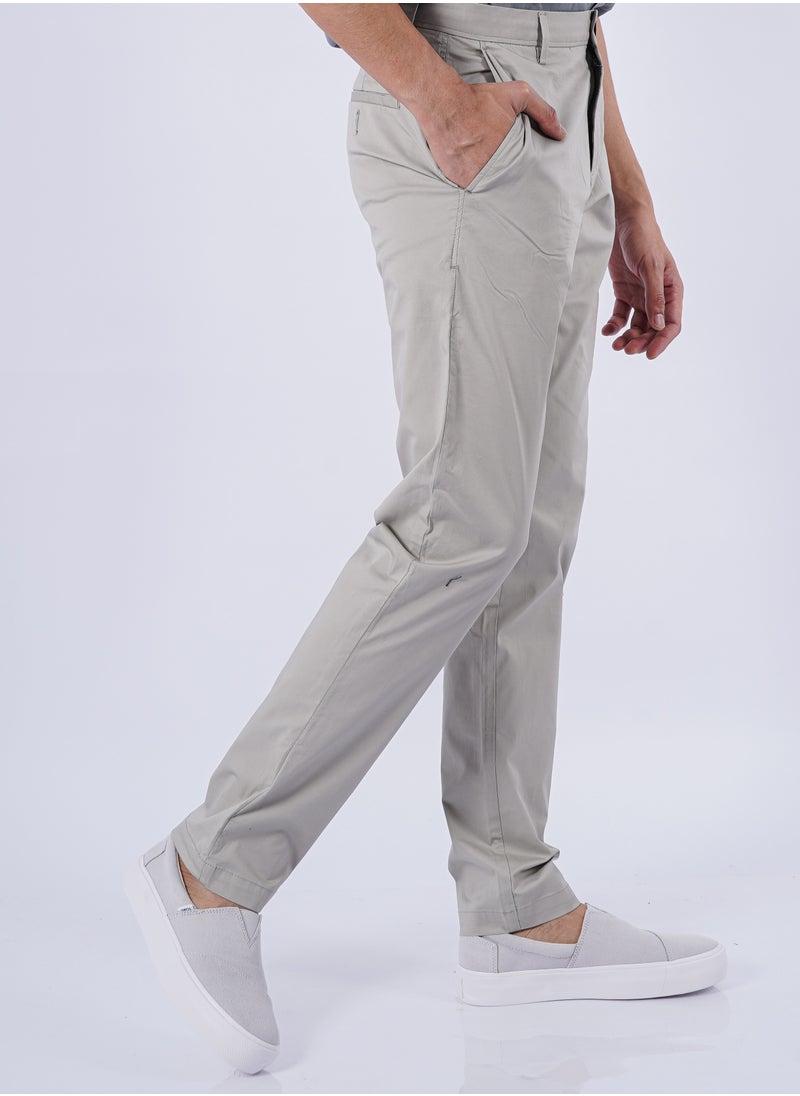 JACK & JONES - Men's Flat Front Slant Pockets Formal Pants in Greek Brick - Image 1