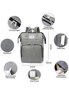 Gonice Diaper Bag Backpack, Multifunctional Baby Bag Diaper Bag with Changing Station, Portable Diaper Changing Bags Waterproof Large Capacity Travel Mummy Bag  - Image 3