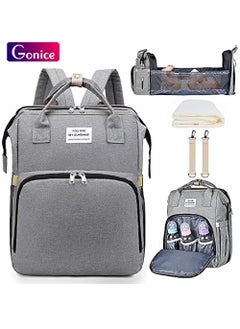 Gonice Diaper Bag Backpack, Multifunctional Baby Bag Diaper Bag with Changing Station, Portable Diaper Changing Bags Waterproof Large Capacity Travel Mummy Bag  - Image 1