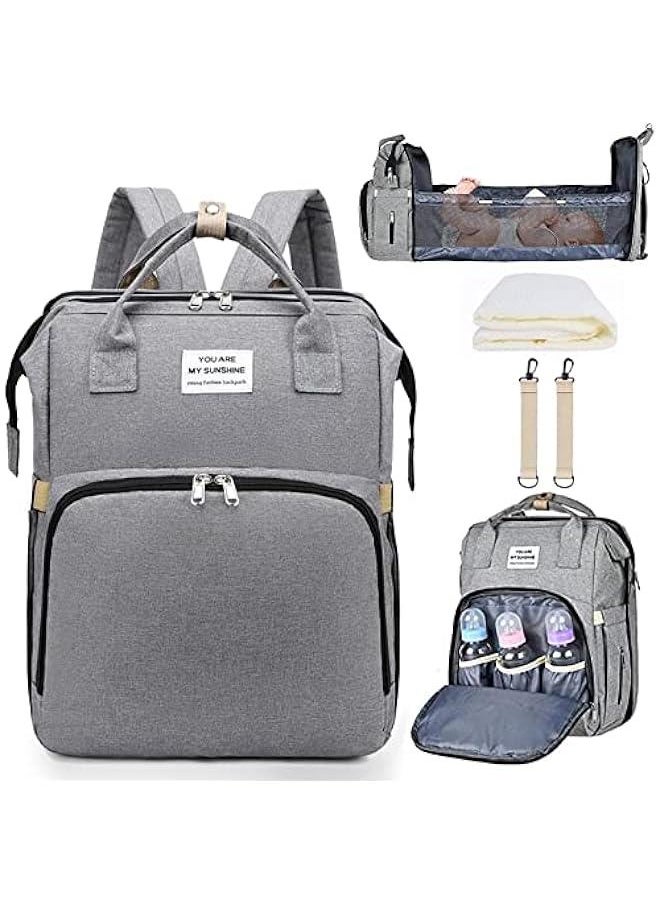 Gonice - Diaper Bag Backpack, Multifunctional Baby Bag Diaper Bag with Changing Station, Portable Diaper Changing Bags Waterproof Large Capacity Travel Mummy Bag - Image 1