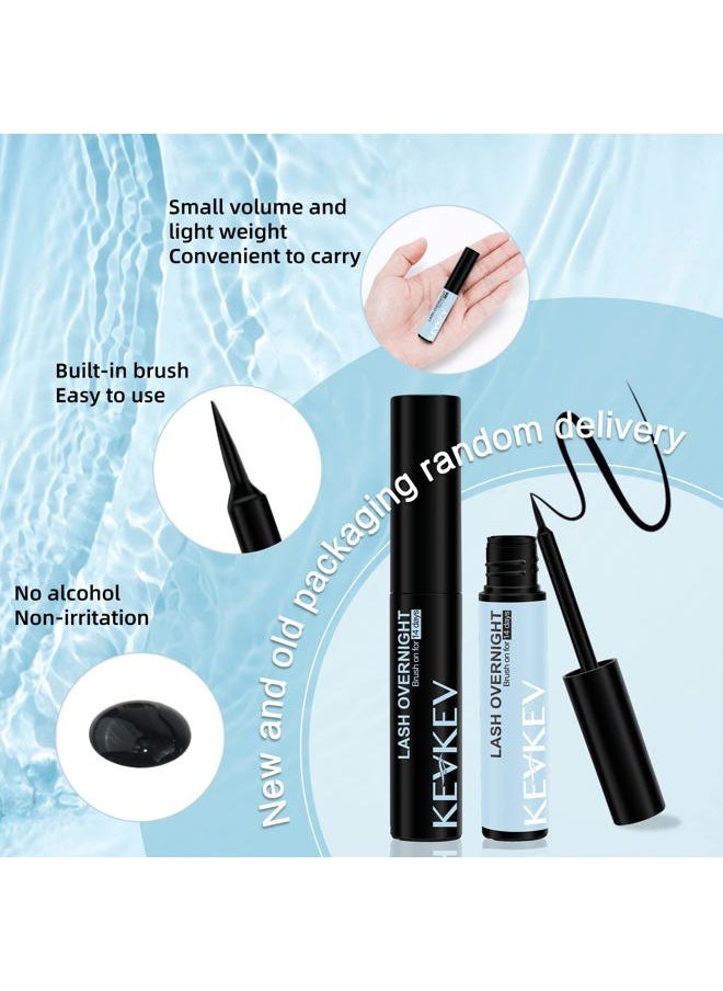 KevKev Lash Overnight Sealer Cluster Lashes Overnighter DIY Lash Extension Sealer Extend Lash Wear Up to 14 Days Black Lash Sealer Long Lasting Easy to Remove 5ml  - Image 2