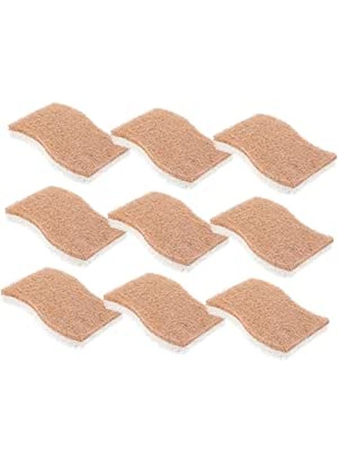 Natural Cellulose Dish Scrub Sponges 9 Pack Reusable Soft Kitchen Cleaning Sponges for Gentle Dishwashing - Image 1