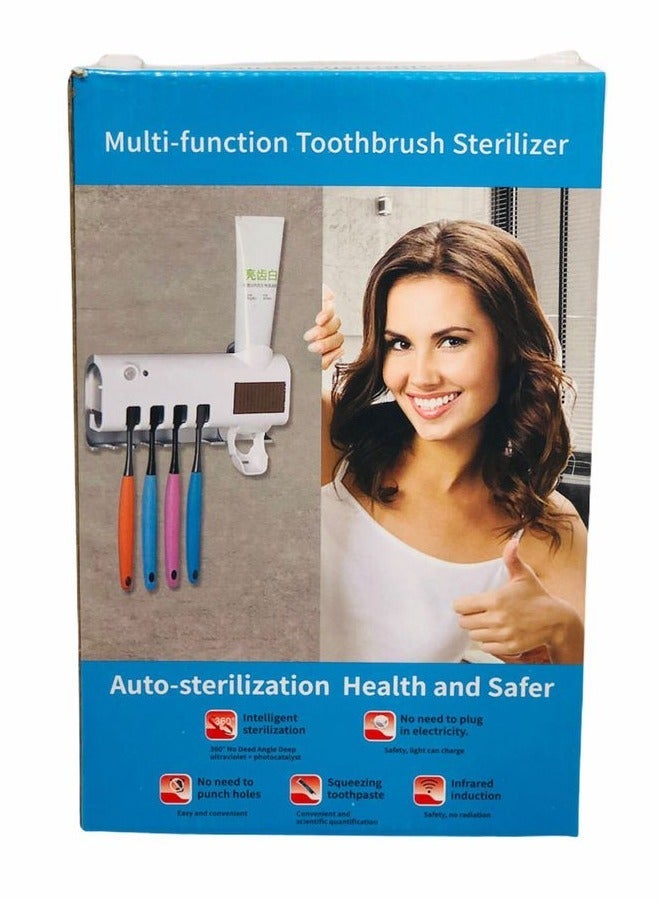 Gulf Trend Multi-Function Toothbrush Sterilizer and Sanitizer – UV Sterilization, Charging, and Storage for Home Use - Image 5