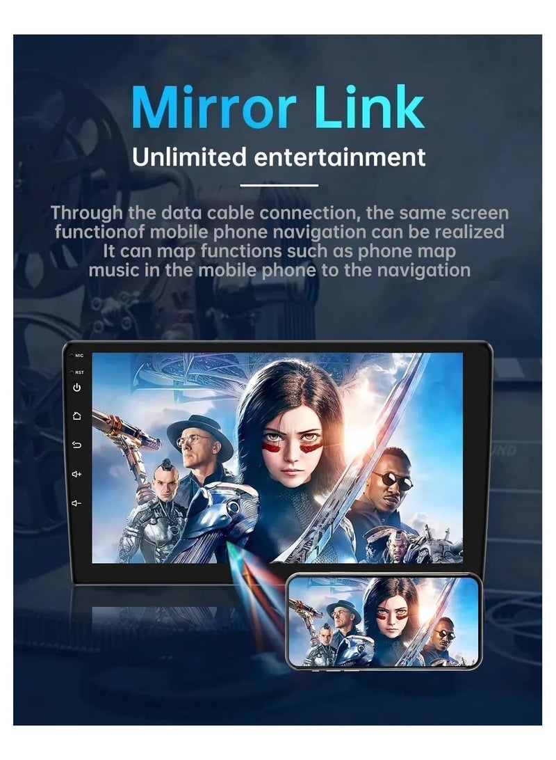 SHEZA STAR Android Car Stereo for Toyota Previa 2010 2011 2012 4GB RAM 64GB ROM 9 Inch Support Apple Carplay, MirrorLink WiFi BT, IPS Touch Screen with AHD Camera Included - Image 3