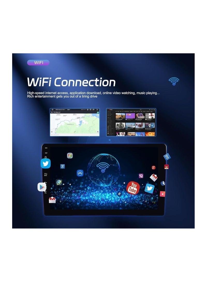 SHEZA STAR Android Car Stereo for Toyota Previa 2010 2011 2012 4GB RAM 64GB ROM 9 Inch Support Apple Carplay, MirrorLink WiFi BT, IPS Touch Screen with AHD Camera Included - Image 5