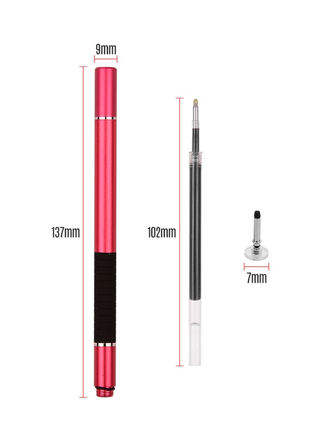 2-Piece Touchscreen Stylus Pen Set Black/Red - Image 2