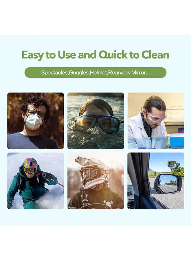 I-sper Anti Fog Wipes for Glasses 70 Count Pre-Moistened Lens and Defogging Screen Cleaning Wipes for Glasses with a Carrying Box Quick Dry Individual Wrapped for Eyeglasses, Swim Goggles, Helmet Camera Lens - Image 5