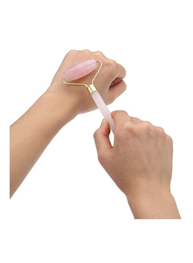 Loquat Facial Roller Massager Pink - Image 4