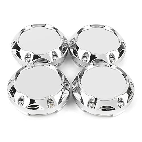 RTRHINOTUNING Set of 4 64mm252in57mm22in Wheel Center Caps Silver Base for C243 Mk5 Wheel Rims - Image 1