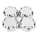 RTRHINOTUNING Set of 4 64mm252in57mm22in Wheel Center Caps Silver Base for C243 Mk5 Wheel Rims - Image 2