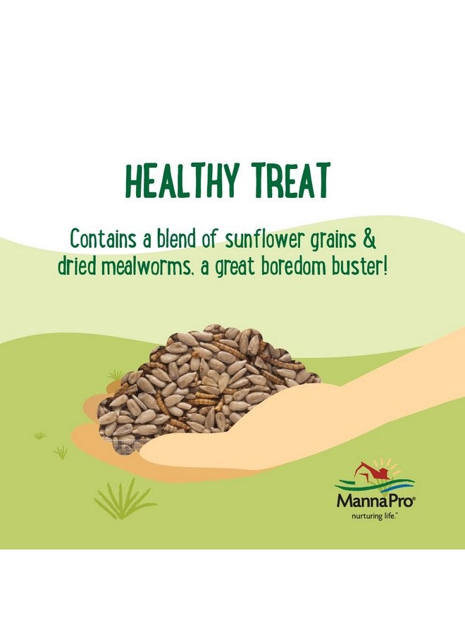 مانا برو مفضلات مزرعة مانا برو - كعكات حظائر الدواجن - حلوى الدواجن المختلطة - كعكة حلوى الدجاج - مصنوعة من عباد الشمس وديدان الدقيق - 3 كعكات - Image 4