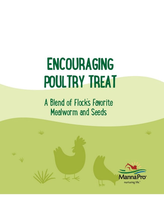 مانا برو مفضلات مزرعة مانا برو - كعكات حظائر الدواجن - حلوى الدواجن المختلطة - كعكة حلوى الدجاج - مصنوعة من عباد الشمس وديدان الدقيق - 3 كعكات - Image 2