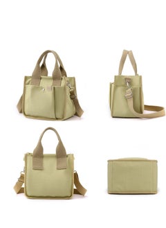 Excefore Large Capacity Multi-Pocket Handbag, Canvas Bag with Handle, Canvas Handbag for Women, Durable Multi Pocket Shoulder Bag, Reusable Wear Resistant Tote Purse  - Image 4