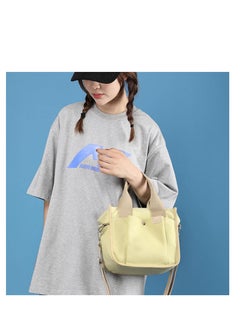 Excefore Large Capacity Multi-Pocket Handbag, Canvas Bag with Handle, Canvas Handbag for Women, Durable Multi Pocket Shoulder Bag, Reusable Wear Resistant Tote Purse  - Image 5