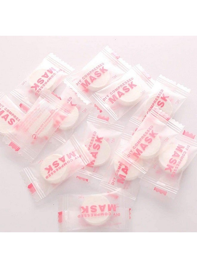 SCHUBERT Compressed Facial Face Sheet tablets DIY Facial Paper Spa Skin Care - Pack of 50 pcs - Image 1