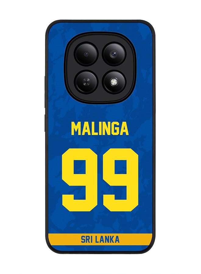 For Xiaomi Redmi Note 15 4G Case,Slim fit Camera Protection, Shockproof Thin Phone cover  - Sri lanka Lasith Malinga, Jersey No 99