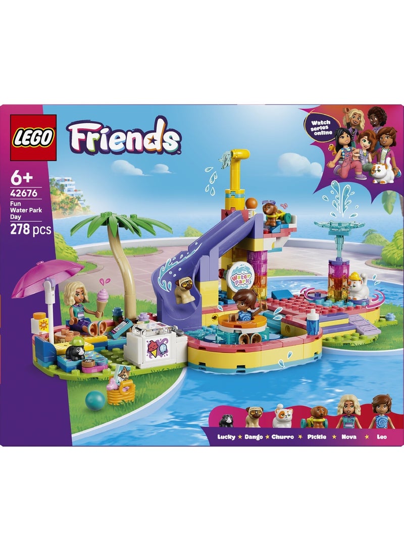 LEGO Friends Fun Water Park Day Toy with Animals 42676 (Age 6+, 278 Pieces) - Image 3