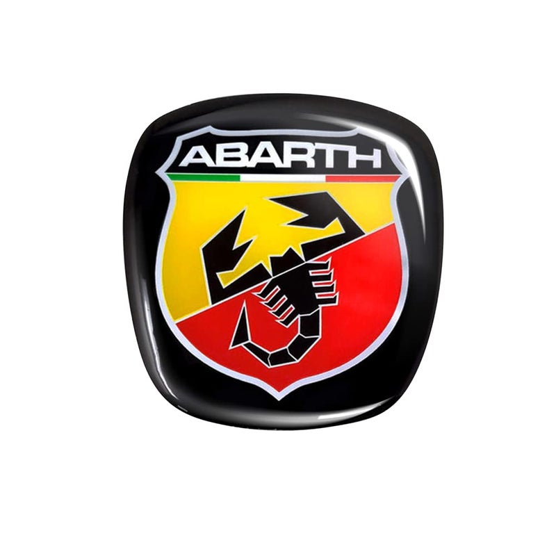 Abarth 32027 3D Sticker Logo for Fiat Grande Punto - Image 1