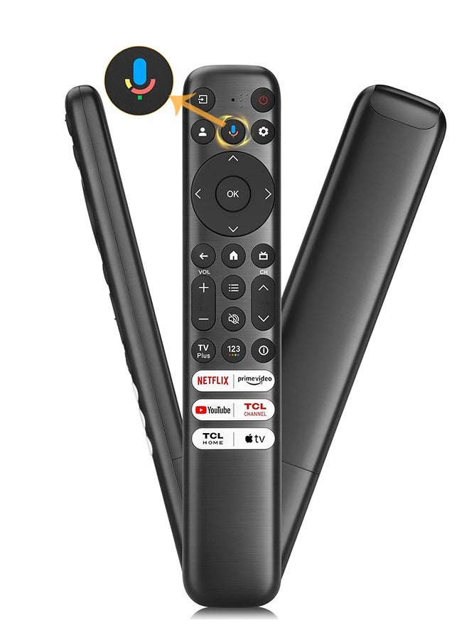 X-level Voice Replacement TV Remote Control for TCL Google Compatible with TCL Q6/Q7/QM8/S3/S4 Series - Image 1