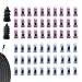 Qurbuns 60 PCS Tire Repair Rubber Nails Rubber Vacuum Tire Repair Kits Spiral Tire Screw Plugs Universal SelfService Tool for Car Motorcycle Truck Tire Puncture Repair Black - Image 2