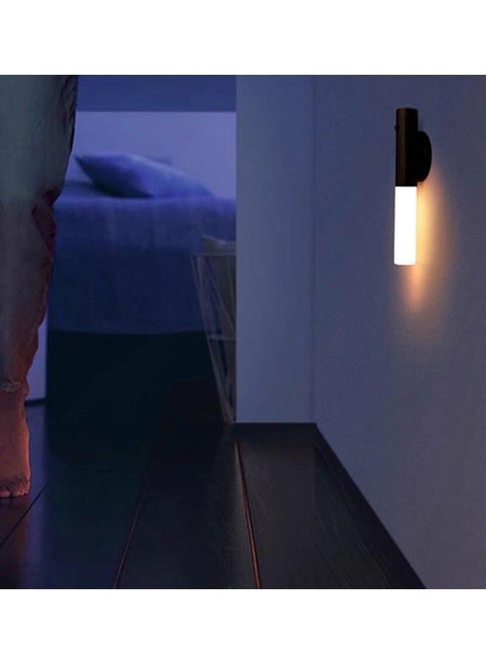 Trendat Wooden Wall Lamp, USB Rechargeable, Magnetic LED Light, Dimmable Touch Control, Wall Light for Kitchen, Hallway, Wardrobe, Wardrobe - Image 5