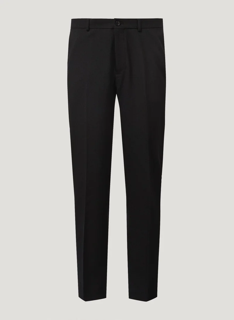 Matalan Taylor & Wright Panama Black Tailored Fit Suit Trousers