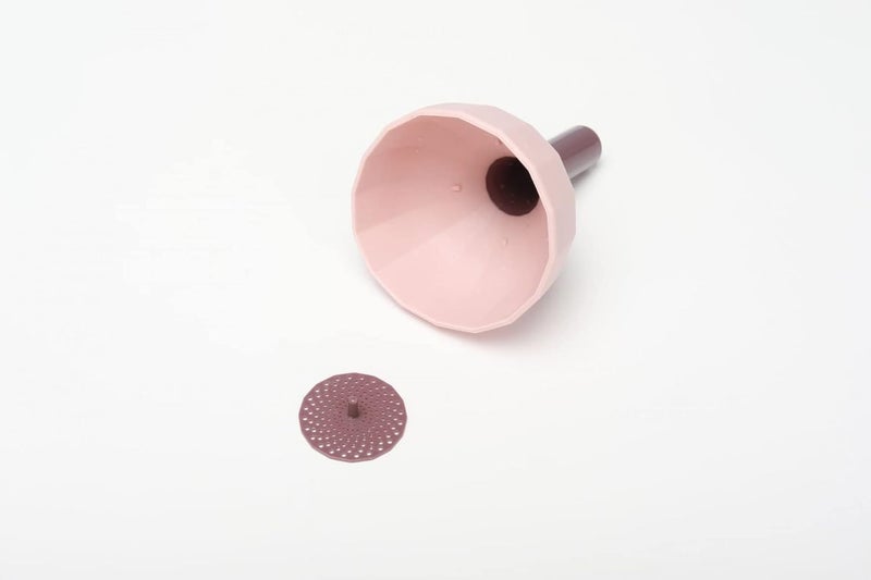 LUCC1N Funnels For Filling Bottles Plastic Funnel With Strainer Filter Cleaning Brush Sucker Hooks For Oil Liquid Powder Transfer - Image 1