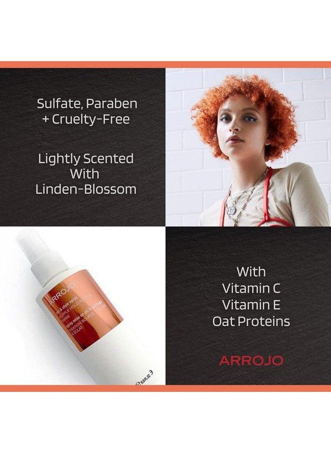 ARROJO Set & Style Hair Spray Blow Dry Spray To Create Body Shine Hold Hair Shine Spray For Blowdrying Hair Setting Anti Frizz Hair Products To Fight Humidity (6 Oz)  - Image 5