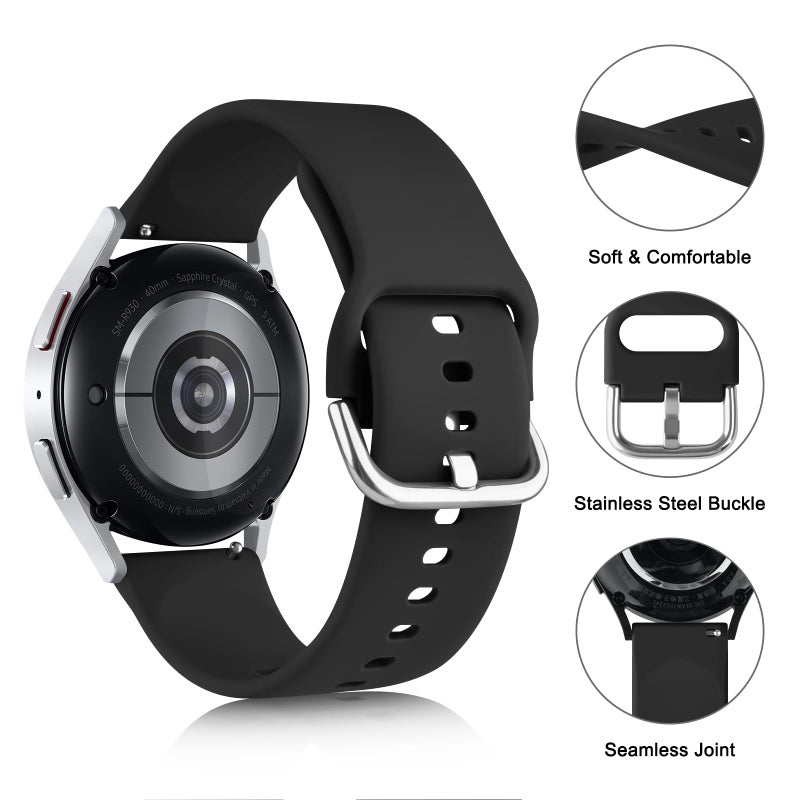 Meliya Bands Compatible with Garmin Vivoactive 5 / Vivoactive 3 Watch Band, Garmin Venu 2 Plus / Venu Sq / Venu Watch Bands Women Men, Soft Silicone Sport Replacement Strap for Garmin Vivoactive 5, - Image 4