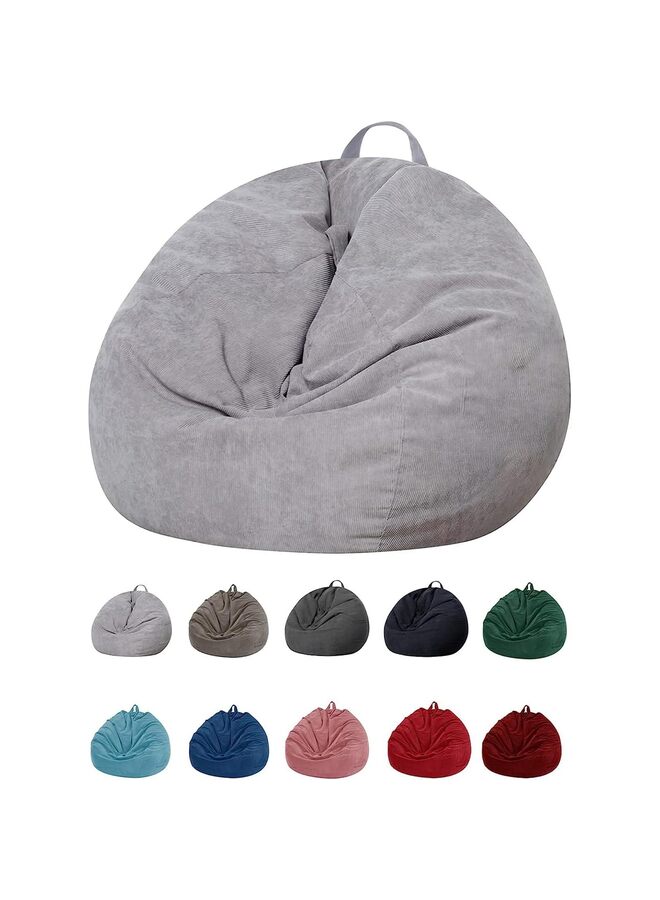 حشو حقيبة فاكهة حيواني غطاء كرسي (لا حشو) للأطفال والبالغين. كيس قمل ناعم فاخر قابل للحشو لتنظيم ألعاب الأطفال أو رغوة الذاكرة كبير إضافي 300 لتر - Image 1