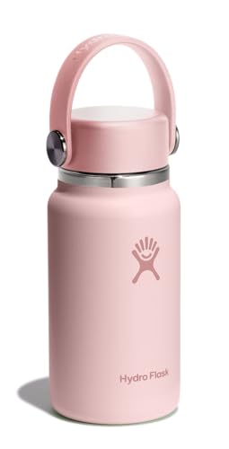 Hydro Flask Micro Bottle - Insulated Mini Leak Proof Flask for Purse or Pocket in 6.7 Oz Trillium Pink - Image 3