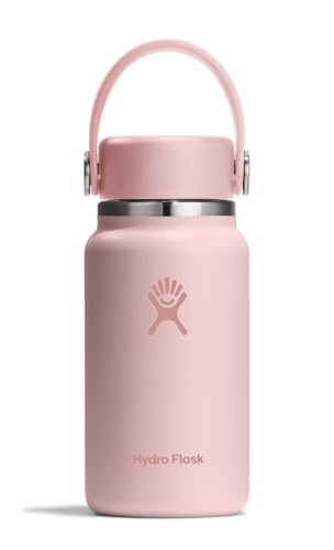 Hydro Flask Micro Bottle - Insulated Mini Leak Proof Flask for Purse or Pocket in 6.7 Oz Trillium Pink - Image 1