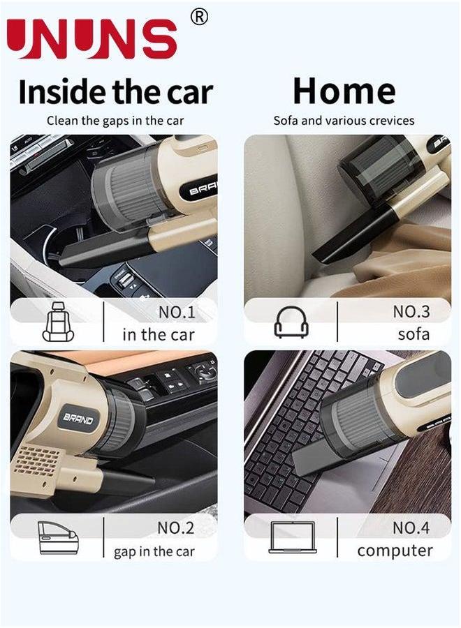 UNUNS Bed UV Vacuum Cleaner, Dust Mite Cleaner 12KPa Handheld Deep Mattress High-Frequency Double Beat Suitable for Bedding, Sofa, Other Fabric Surfaces - Image 3