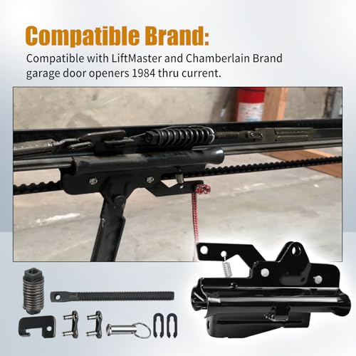 XJJ Garage Door Openers 41B3869-1 & 41B3869-3 Complete Trolley Assembly Compatible with LiftMaster and Chamberlain - Image 3