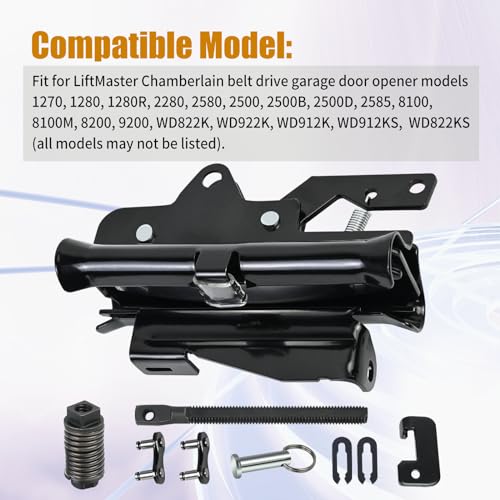 XJJ Garage Door Openers 41B3869-1 & 41B3869-3 Complete Trolley Assembly Compatible with LiftMaster and Chamberlain - Image 4