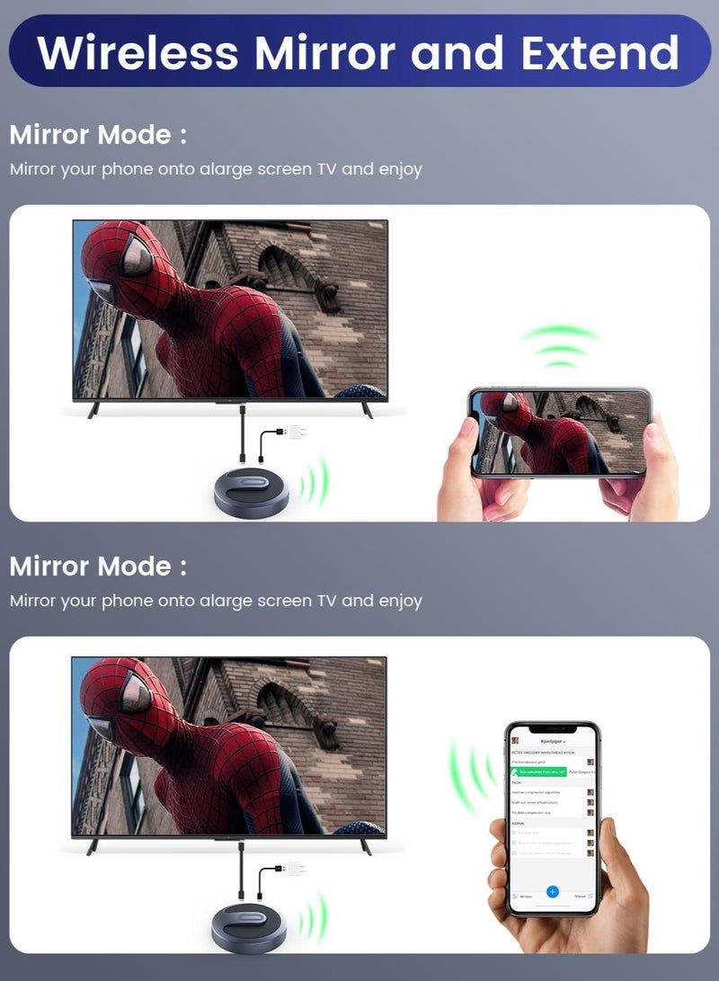 Wireless HDMI Display Dongle Adapter - Plug  Play Portable Wireless Adapter for Streaming Video  Audio to HDTV, Projector, Monitor from Laptop, PC, Smartphone - Image 5