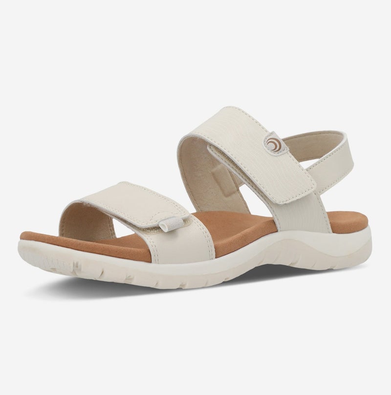Outventure Women's Sandals Sunset Beige, Synthetic Leather Upper, Adjustable Straps, Comfortable Footbed, Durable Rubber Sole for Outdoor Activities and Everyday Wear - Image 1