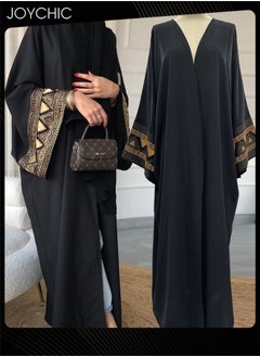 Joychic Women Muslim Prayer Clothes Long Sleeve Embroidered Fashion Outdoor Abaya Robe  - Image 1