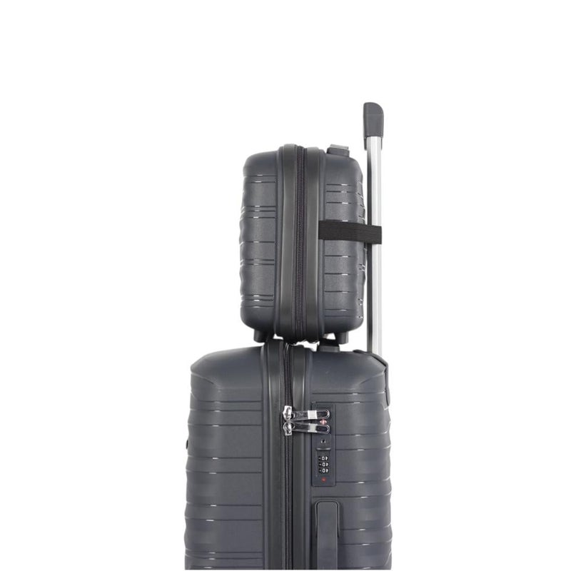 أفياتور طقم حقائب سفر فاخر ومتكامل – 5 قطع من AVIATOR مصنوع من البولي بروبلين المقاوم للكسر متانة عالية – تصميم عصري – أداء مثالي في كل رحلة - Image 5