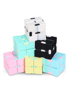 NQOOH Infinity Fidget Cube Toy Stress and Anxiety Relief for Kids and Adults 6 Pieces  - Image 1