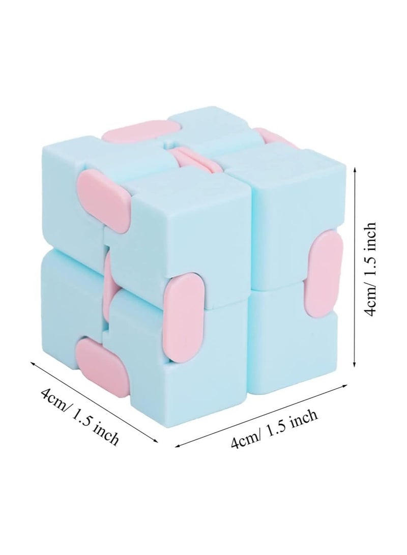 نقوة لعبة مكعبات فيدجيت انفينيتي لتخفيف التوتر والقلق للكبار والأطفال 6 قطع - Image 3