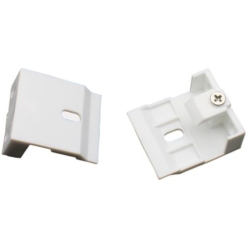OZXNO Venetian Blinds Bracket 4pcs White Plastic Headrail Support Bracket Clip Wide Beam Folding Blinds Support Frame(41 X 35.5 X 17 mm) - Image 5