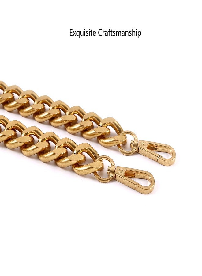 Yichain 25 Inch Trendy Chunky Metal Chain Purse Handles Shoulder Strap Replacement for Handbag (Antique Gold) - Image 4