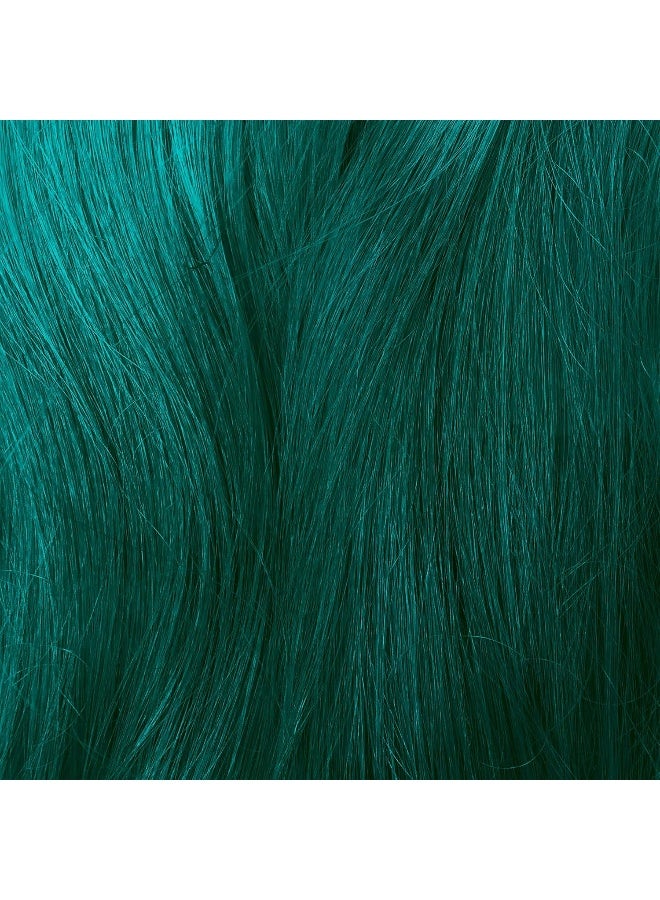 Lime Crime Unicorn Hair Dye Full Coverage, Sea Witch (Rich Teal) - Vegan And Cruelty Free Semi-Permanent Hair Color Conditions & Moisturizes - Temporary Green Hair Dye With Sugary Citrus Vanilla Scent - Image 4