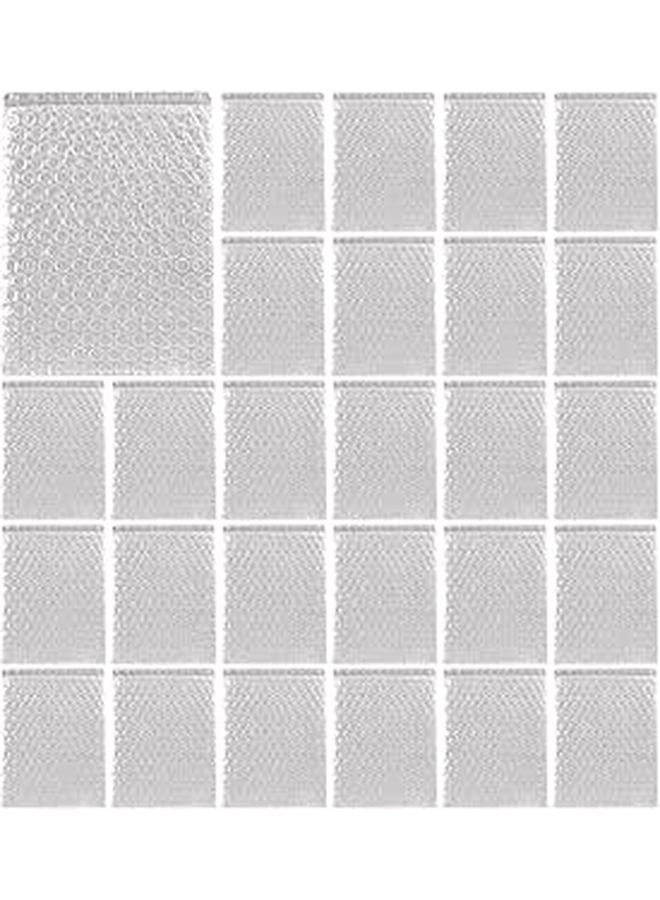 100 Clear Bubble Wrap Bags 7.9x9.8 in Double Wall Thickening Shipping Pouch - Image 1