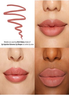 Too FacedCosmetics Too Faced Lip Injection Extreme Lip Shaper Plumping Lip Liner Hot & Spicy - Caramel Nude 0.28g  - Image 2