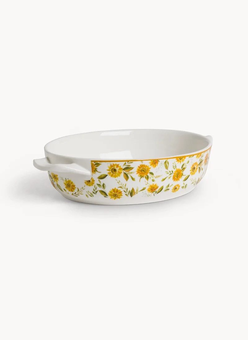سيمبلي كيتشن Sunflower Bone China Baking Dish Oven to Table
