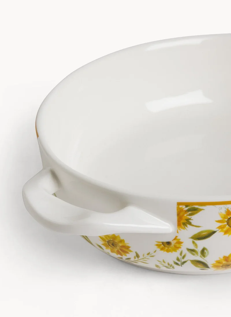 سيمبلي كيتشن Sunflower Bone China Baking Dish Oven to Table