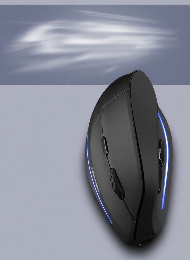 زيلوتس ماوس الألعاب اللاسلكي ZELOTES F-35B بتردد 2.4 جيجاهرتز وبلوتوث 3.0 وبلوتوث 5.0، بثلاثة أوضاع، تصميم مريح، رأسي، بثلاثة مستويات DPI قابلة للتعديل، مناسب لأجهزة الكمبيوتر واللابتوب. - Image 5