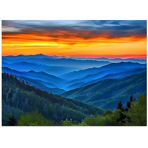 Biarek Jigsaw Puzzles 500 Pieces for Adults Puzzle Landscape Challenging Puzzle for Teens Elderly Natural Scene Hard Puzzles Great Gift for Friends Family Activity Fun Puzzle Games Toys 205X15 - Image 1